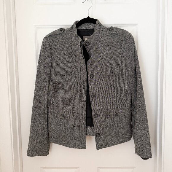 Women Kenar Mid Length Blazer Jacket Business Casual in Dark Gray Size Small - Picture 1 of 8